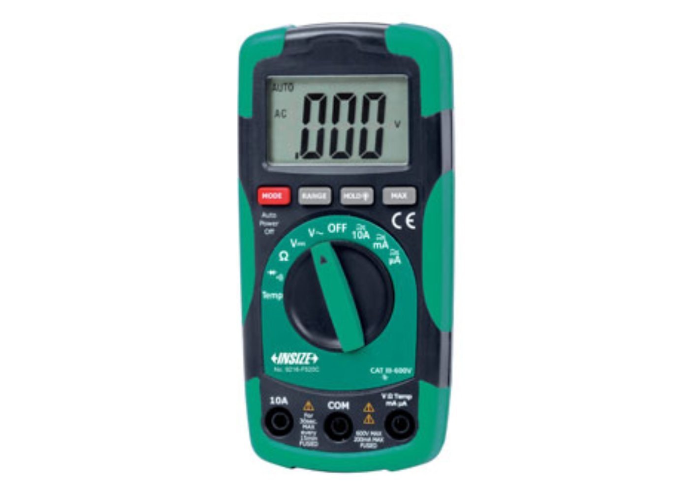 Insize Digital Multimeter with 2000 Counts Digital Display, 9216-F520